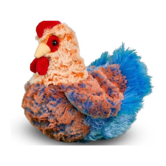 Douglas The Cuddle Toy Henrietta Blue Lace Hen Plush Stuffed Animal Toy NEW - Picture 1 of 6